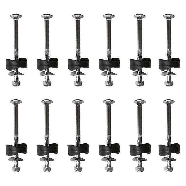 Trampoline Screws Kits, 12Pcs Galvanized Steel Trampoline Screws Fixing Accessories for Trampoline