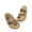 BROWN, variant on Women's Cork Footbed Thong Slide Sandals Comfort Flat Sandals for Summer