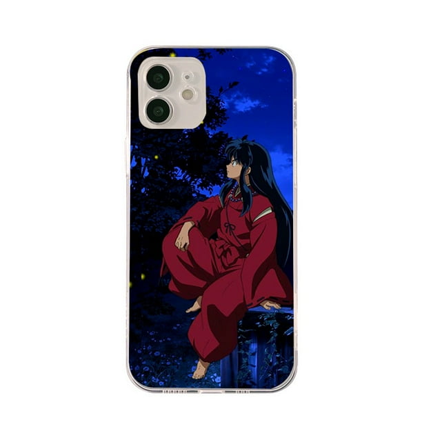 A-119 Inuyasha Silicona TPU Funda Compatible Para Motorola Moto Fusion 20 S30 E20 E7 E7I Pro Power Plus Edge Lite Suave