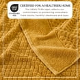 thumbnail image 2 of Great Bay Home Quick Dry Diamond Waffle 6 Piece Towel Set, Marigold, 2 of 7