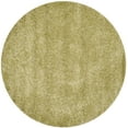 thumbnail image 3 of SAFAVIEH California Plush Solid Shag Area Rug, Green, 6'7" x 6'7" Round - Modern Design, Green, Non-Shedding & Easy Cleaning, Ultra Plush Thick Pile, Ideal for Living Room, Bedroom, 3 of 12