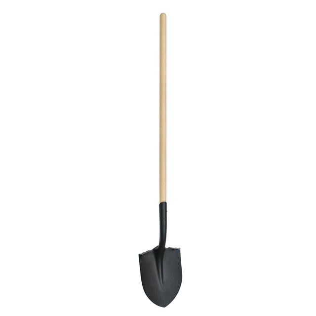 Expert Gardener Long Hardwood Handle Digging Shovel