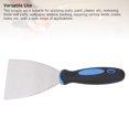 thumbnail image 3 of Stainless Steel Putty Scraper Flexible Handle Hanging Hole Home Factory Maintenance Compact Lightweight, 3 of 7