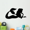 thumbnail image 1 of Mermaid Silhouette Wall Decal Wallmonkeys Peel and Stick Decals for Girls (48 in W x 25 in H) WM502733, 1 of 4