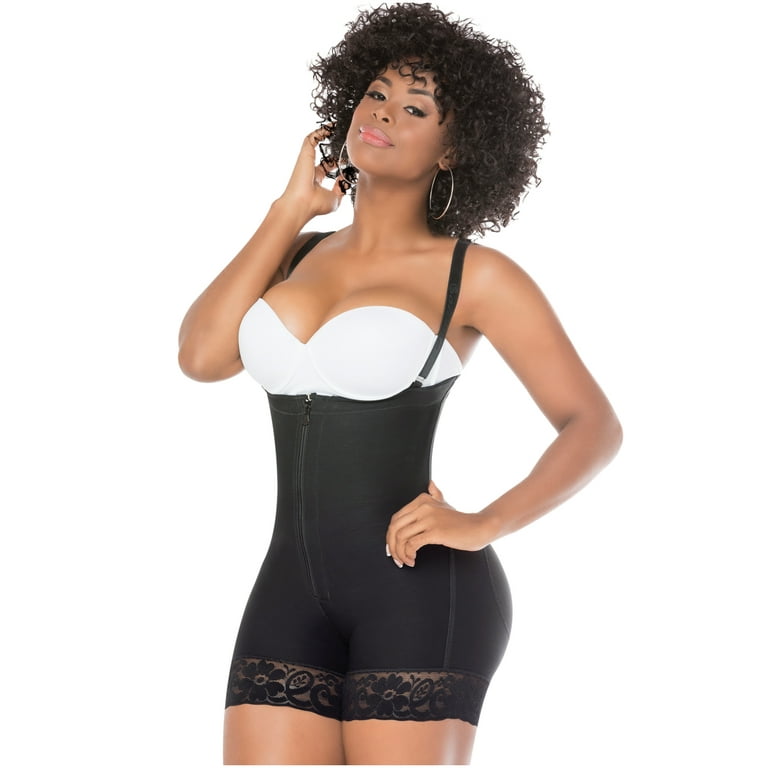 Salome Fajas Colombianas Mid Thigh Shapewear Butt Lifter Strapless