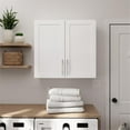 thumbnail image 4 of Pemberly Row Transitional Engineered Wood 32" Wall Cabinet in White, 4 of 10