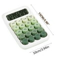 thumbnail image 3 of School Stationery Savings Cute Calculator Big Button Desktop Calculator With 10-Digit LCD Display Calculator Green, 3 of 7