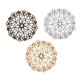 thumbnail image 1 of 60 piezas de accesorios de joyería para hacer tú mismo, materiales para hacer joyas, diseño hueco, pieza redonda, 1 of 6