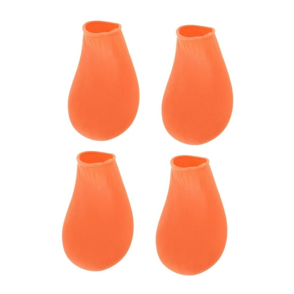 Botas de lluvia Zulema para perro gato antideslizante caucho Naranja M