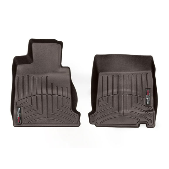 WeatherTech Custom Fit FloorLiners compatible with 2007-2015 Maserati Gran Turismo - 1st Row (Driver & Passenger), Cocoa