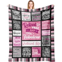 Retirement Gifts for Woman - Retirement Gifts 2024 - Best Retirement Gifts - Farewell Gifts for Coworker - Coworker Leaving Gifts for Women - Going Away Gift - Goodbye Gift Blanket 50"X60"