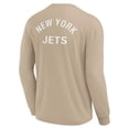 thumbnail image 3 of Unisex Fanatics Khaki New York Jets Elements Super Soft Long Sleeve T-Shirt, 3 of 3
