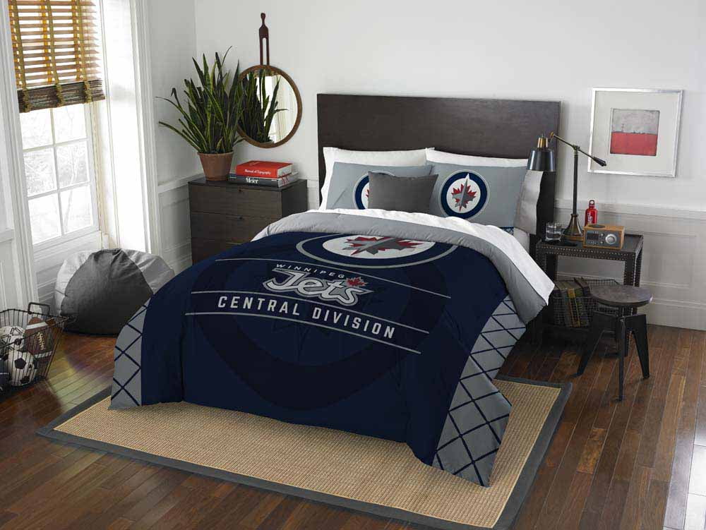 NHL Winnipeg Jets "Draft" Bedding Comforter Set