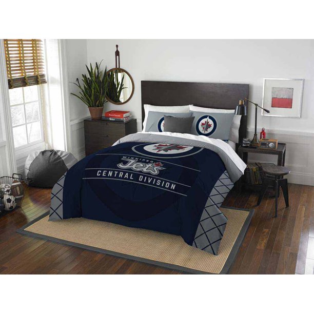 NHL Winnipeg Jets "Draft" Bedding Comforter Set