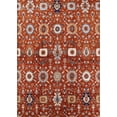 thumbnail image 1 of Ahgly Company Indoor Rectangle Mid-Century Modern Light Copper Gold Oriental Area Rugs, 5' x 8', 1 of 6