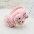 thumbnail image 4 of Guiexla Winter Cute Rabbit Shape Earmuffs Girls Cute Solid Color Warm Earmuffs Outdoor Ear Warmer Soft Earflap Furry Ear Covers, 4 of 7