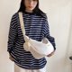 thumbnail image 3 of Bolsa Moda Hobo Crossbody Hombres Mujeres de hombro con monedero (Blanco) Likrtyny Para Estrenar, 3 of 9