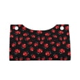 thumbnail image 4 of Lsque Beautiful Red Ladybug Printed Long Tissue Box Cover Holder, Facial Paper Organizer Dispenser,Triangle with Bottom Belt, PVC Leather Decorative Organizer, 4 of 9