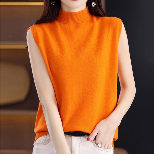 mfyjkho Camisetas Sin Mangas Para Hombre, Camiseta De Tirantes Informal De Color Liso, Holgada Y Cómoda, Sin Mangas Y Con Cuello En V Para Mujer. Tops Casuales Para Mujer M