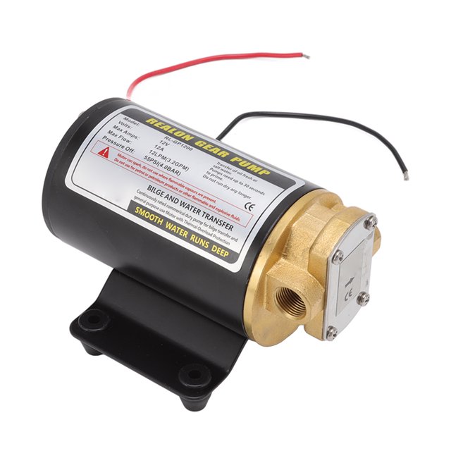 Thermal Protection Motor Pump,Electric Gear Oil Pump Electric Oil Transfer Gear Pump Oil Transfer Pump Expertly Crafted