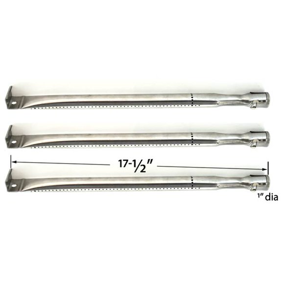 Replacement Grill Burner For BBQTEK GSC3219TA, GSS3219A, GSS3219B, Broil Chef, Tera Gear GSS2520JA, & Presidents Choice 10011012 Gas Models-3PK
