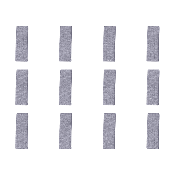 2/4/Juego de fregona para suelo con almohadillas de microfibra con mango extensible, fregona para suelo de madera dura (solo 1 paño Gr 6 uds.