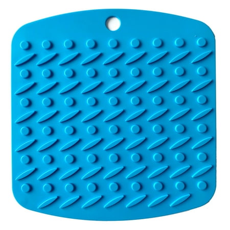 

Anti Scald Non Slip Heat Resistant Pot Mat Non-slip Pot Pan Holder Pad Cushion Pot Bowl Mat Kitchen Accessories Blue