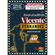 Karaoke Vicente Fernandez DVD 40 Best Songs Ever