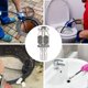 thumbnail image 4 of Wmhnj Boquilla de alcantarillado de acero inoxidable de 1/4 de pulgada con 7 chorros para limpieza de tuberas con hidrolavadora de 5000 PSI, compatible con agua caliente de 310 F. Herramienta de, 4 of 9