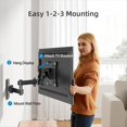 thumbnail image 4 of Soporte de Pared para TV, Soporte de Esquina de Movimiento Completo para TV de 10 A 32 Pulgadas, Giratorio, Inclinable y Ajustable., 4 of 7