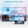 thumbnail image 4 of QGeeM DisplayPort 1.2 Cable 3FT,4K DisplayPort to DisplayPort Cable,High Speed DP Cable Supports 4K@60Hz and 2K@144Hz Compatible with PC,Laptop,TV, Displayport Cable for Monitor, 4 of 7