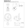 thumbnail image 2 of Kingston Brass KB2631DLT Concord Single Handle Tub & Shower, Trim only, 2 of 2