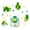 Yellow and Green, variant on Monster Go Twist Puzzle, Puzzle Cube Magic Snake Ruler, Yellow and Green for Kids Adults