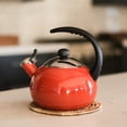 thumbnail image 5 of Farberware Luna 2.5 Qt Tea Kettle, Red, 5 of 6