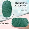 thumbnail image 3 of T-Shirt Yarn Elastic Fabric Crochet Cloth Yarn for DIY Knitting, Spaghetti Yarn Thick Knitting Yarn for Hand DIY Bag Blanket Cushion Crocheting Projects,Home Decor, 3 of 7