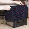thumbnail image 7 of Xecao Christmas Deer Print 2 Slice Toaster Cover with Pockets, Small Appliance Cover, Dust and Fingerprint Protection, Machine Washable, 7 of 7