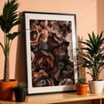 thumbnail image 3 of Baroque Opulent Moody Night Garden - Painting Floral Flowers Botanical Vintage Autumn Rustic Modern Art Black Framed Wall Art Print 16 x 24 inches, 3 of 8