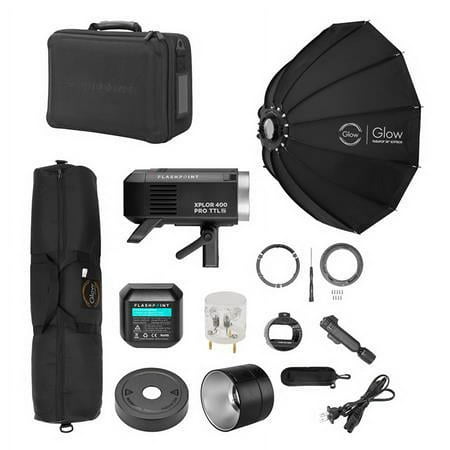 UPC: 0192223206373 | XPLOR 400 Pro Compact TTL R2 Monolight  Bundle with ParaPop II 38  Portable Softbox and OTA Set