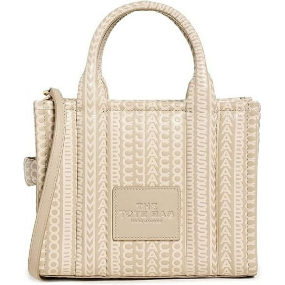 Marc Jacobs Women's The Small Tote, Khaki, Tan, Print, One Size