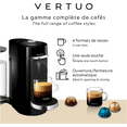 thumbnail image 2 of Nespresso VertuoPlus Machine à Café et Expresso par De'Longhi, Noir Mat (ENV150BMCA), 2 of 3
