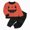 H555-Orange, variant on TOWED22 Toddler Baby Boy girl Outfit Halloween Pumpkin Dog Long Sleeve Sweater Plaid Pants Infant Two Piece Fall Clothes,Orange,3-6 M