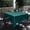 Dark Green, variant on Spring/Summer Wrinkle-Free Waterproof Outdoor Tablecloth with Umbrella Hole and Zipper,60-Inch-by-102 Rectangle,Dark Green