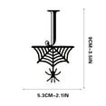 thumbnail image 1 of Spider Halloween Decoration Hang Tag Set with 26 Iron Letters 5.3 cm x 9 cm, Black Rope Included, 1 of 4