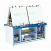 Rainbow Accents 4 Station Easel-Color:Green