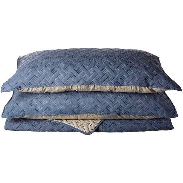 KASENTEX Coverlet 3pc Mini Quilt Set AllSeason Lightweight Ultra