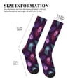 thumbnail image 2 of Lsque Peacock Feathers3 Pattern Sport Compression Socks for Men & Women 15-20 mmHg Knee High Nurse Pregnant Running Medical and Travel Athletic, 2 of 6