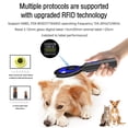 thumbnail image 4 of 134.2kHz/125kHz RFID Animal Microchip Scanner - Q40 Handheld Pet ID Reader with EMID/FDX-B ISO11784/85 Support, 240 Data Storage, 1.44" TFT Screen, BT+USB+2.4G Connectivity, 1800mAh Battery for, 4 of 6