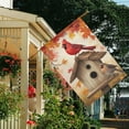 thumbnail image 3 of Fall Cardinals on Birdhouse with Leaves Fall Garden Flags 28"x40” Double Side,Small Yard Flags for Outside,Outdoor Fall Decor,Autumn Funny Garden Flag Yard Decoration, 3 of 5