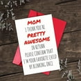 thumbnail image 5 of Funny Happy Mother’s Day, Cute I’m Your Favorite Card from Kids, Lovely Birthday Gift for Mom Mommy, F, 5 of 6