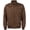 Brown, variant on Men's Athletic Lightweight Water Resistant Slim Fit Racer Jacket (Beige, 3XL)
